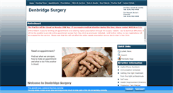 Desktop Screenshot of denbridge-surgery.org.uk